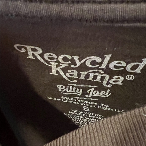 Recycled Kharma Billy Joel Supersoft impossible to find tank oversized Size S - Picture 2 of 3
